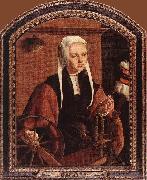 Maerten van heemskerck Portrait of Anna Codde oil painting on canvas